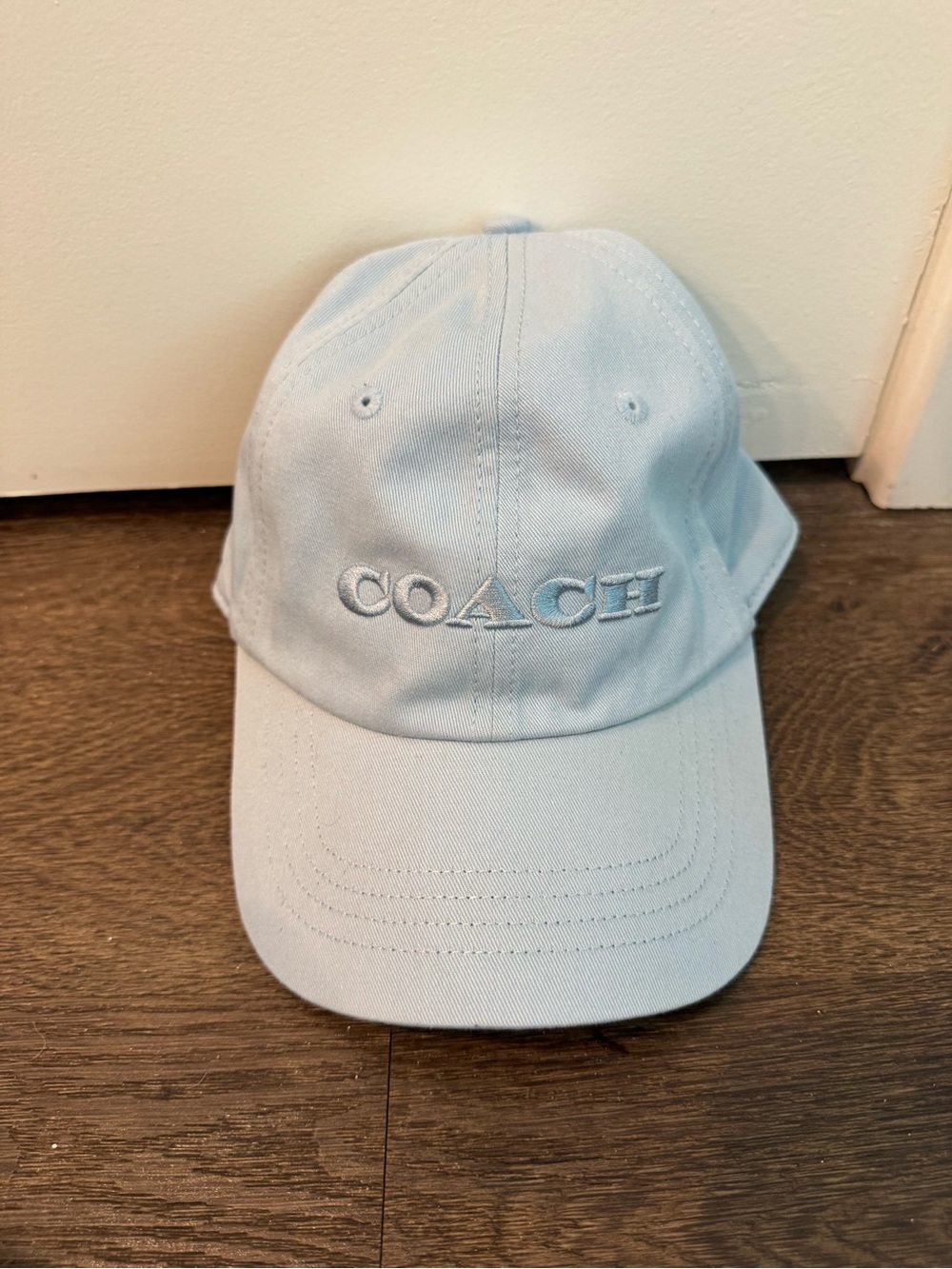 Coach Light Blue Baseball Cap Hat